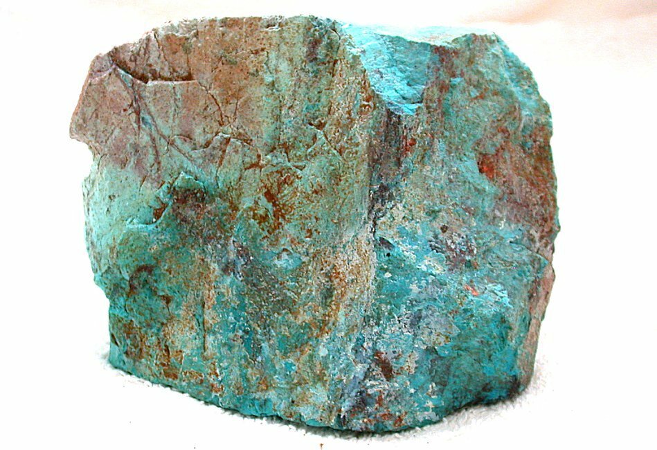 844 Gram 1 Pound 13.7 Ounce Turquoise In Quartz Cuprite Sonoran Cab Rough CS201