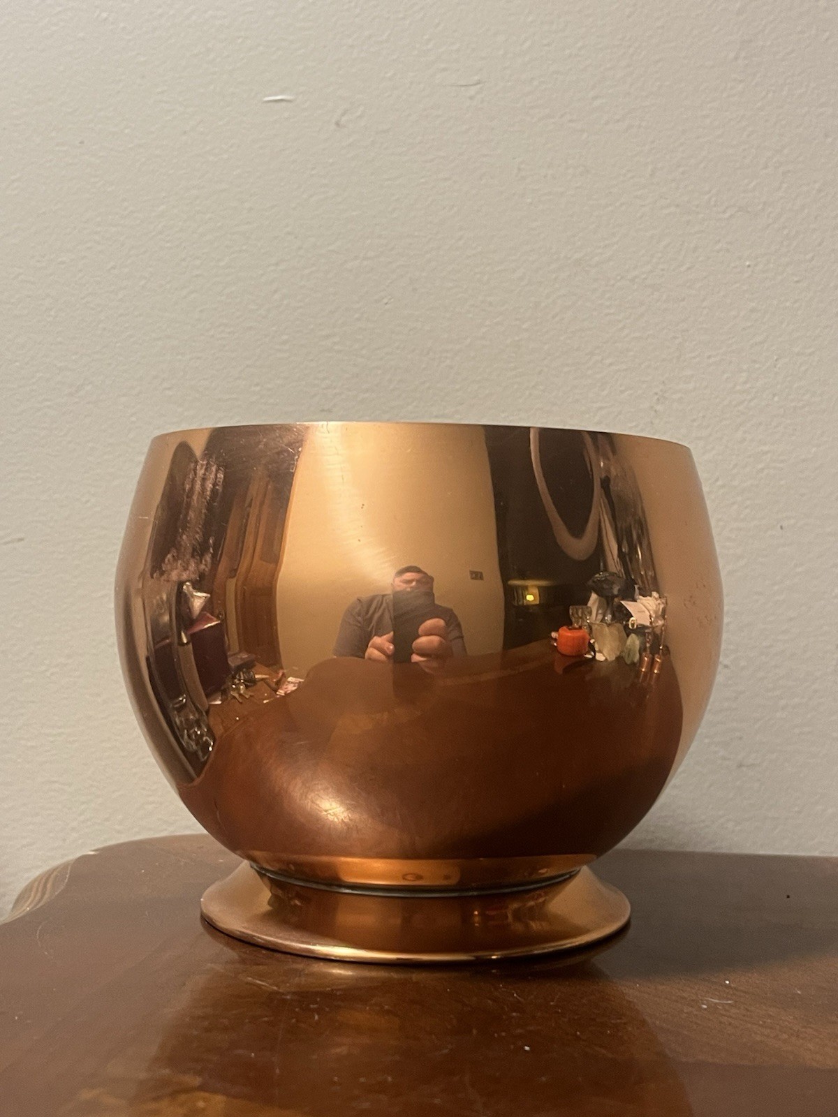 Vintage Paul Revere style Copper bowl by Coppercraft Guild