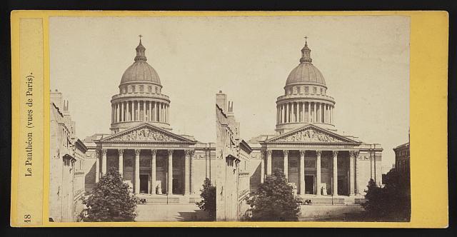 Le Pantheon (vues de Paris) France Old Photo