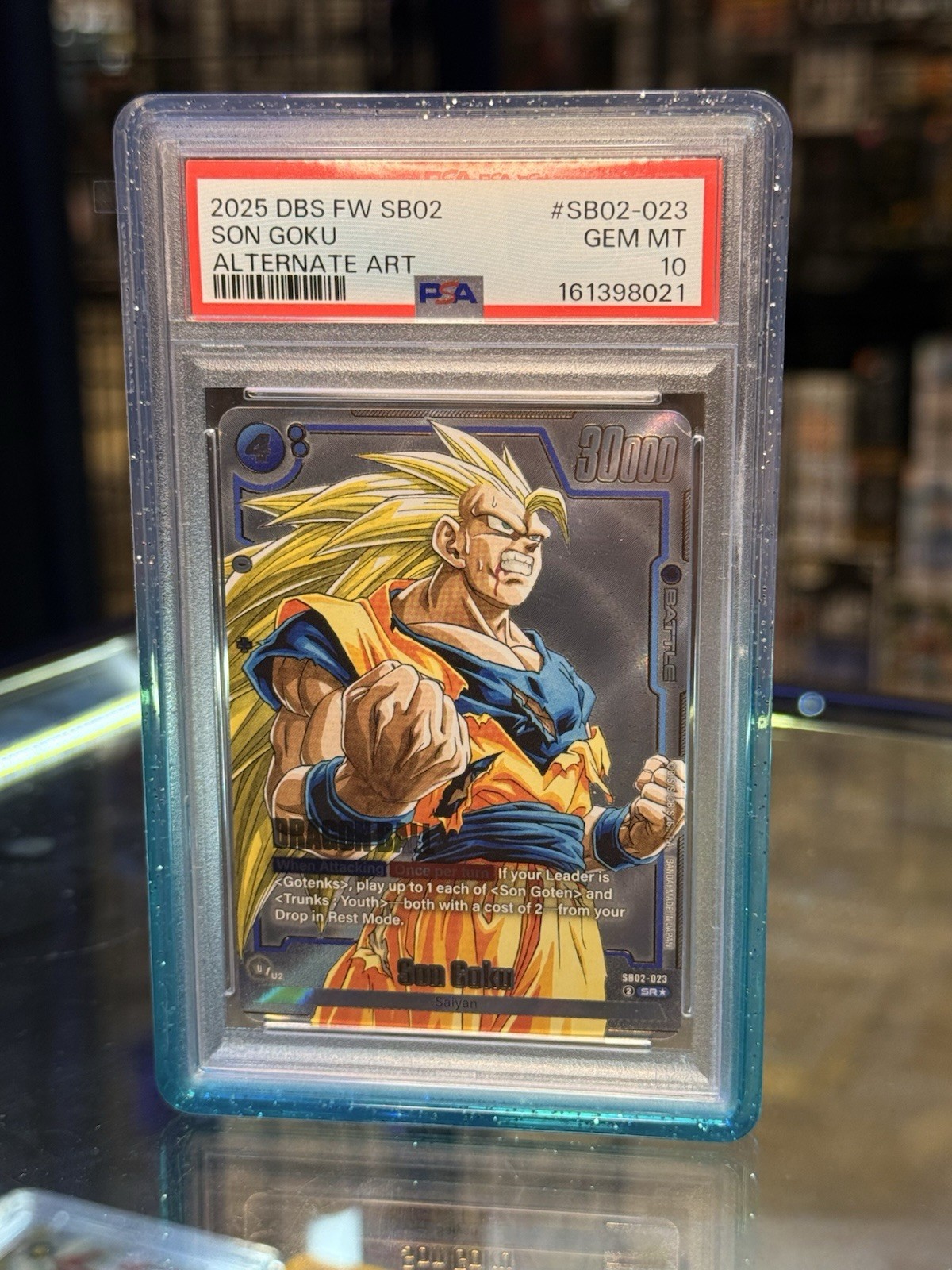 Dragon Ball Son Goku SB02-023 Alternate Art 2025 DBS FW SB02 PSA 10 Dragon Ball Son Goku SB02-023 Alternate Art 2025 DBS FW SB02 PSA 10