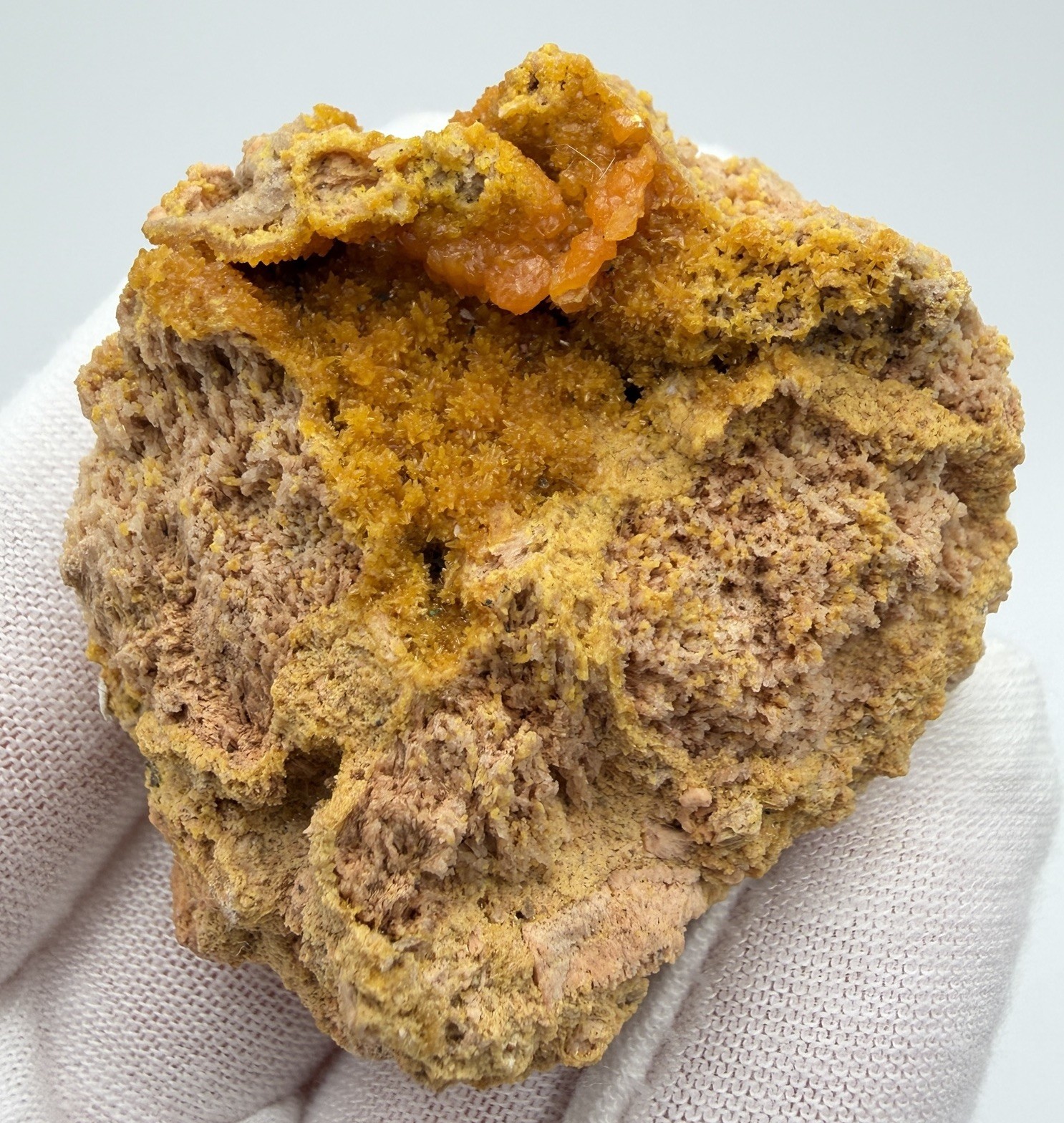 Gorgeous Orange Mimetite xtls from the Black Forest, Germany