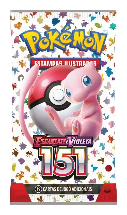 POKEMON TCG SCARLET & VIOLET 151 IN PORTUGUESE SINGLE BOOSTER PACK-Bundle Sealed