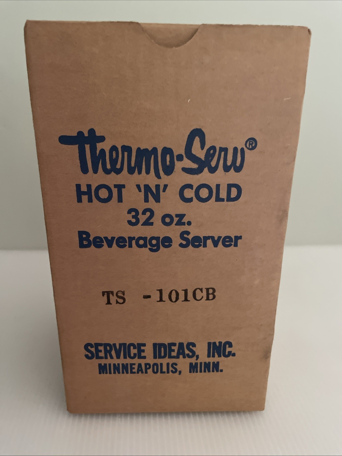 Vintage West Bend Thermo Serv 32oz Beverage Server Hot ‘n Cold NEW in Box