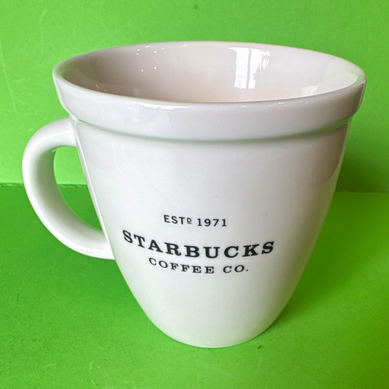 Starbucks Barista White Mug EST 1971 ©2003 Starbucks Coffee Co. Coffee & Tea