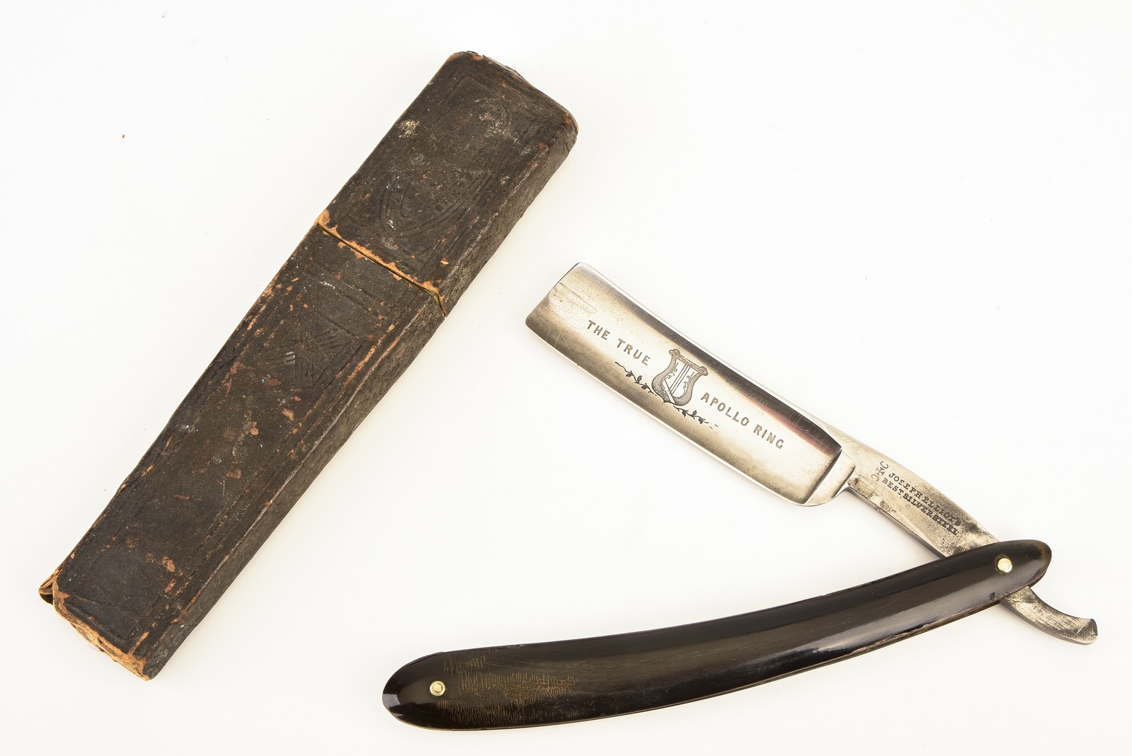 Joseph Elliot True Apollo Ring Antique Straight Razor 5/8 Hollow SHAVE READY V29
