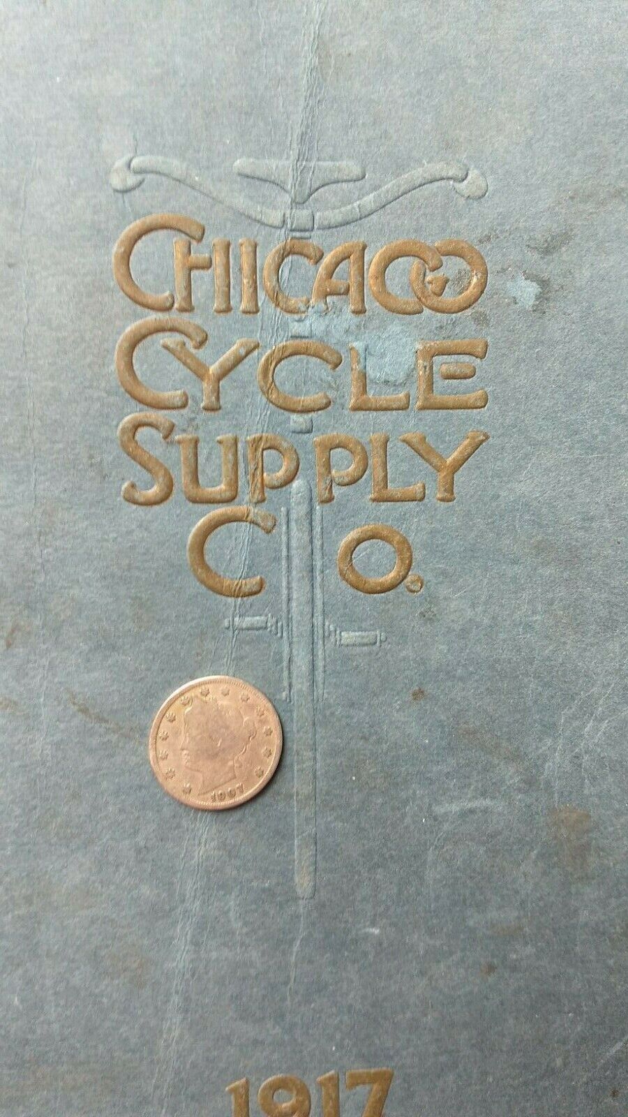 SCARCE CHICAGO CYCLE SUPPLY 1917 TRADE CATALOG/Antique Bicycle/Motorcycle/YALE