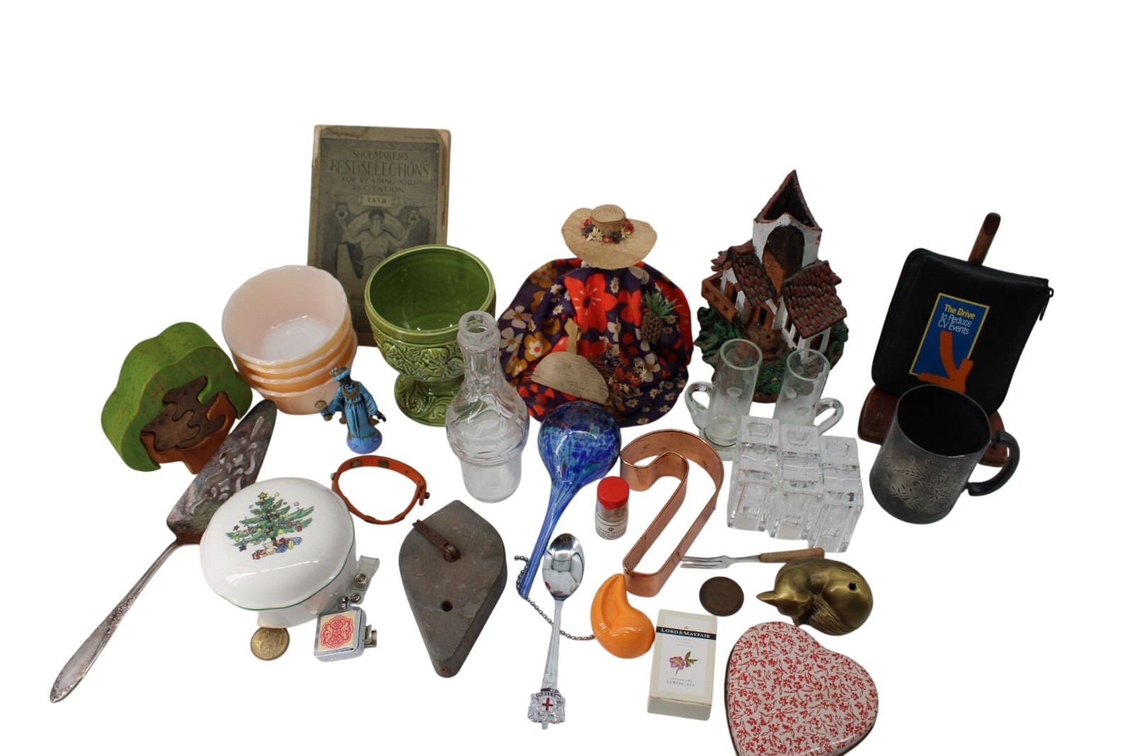 Junk Drawer Lot Vintage Antique 93907  Household Collectibles