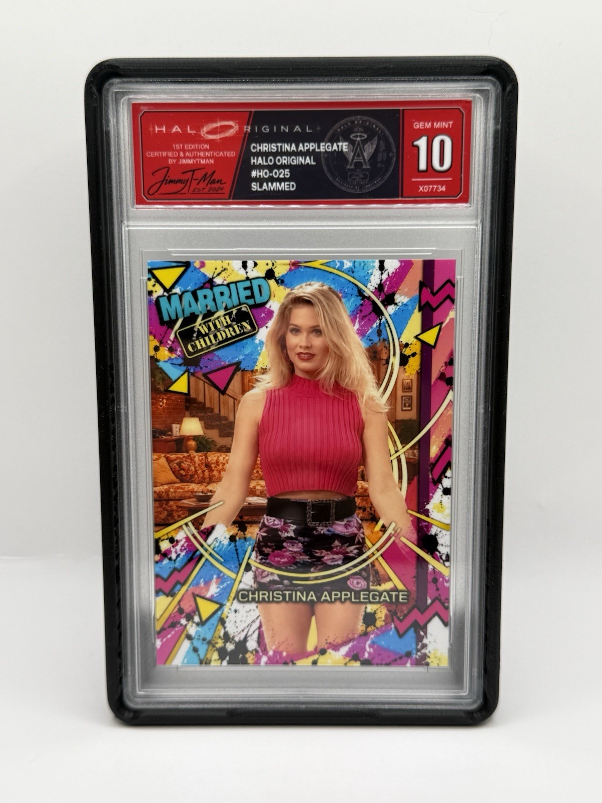 Christina Applegate Card Fan Art Married With Children Slammed Slab Kelly Bundy