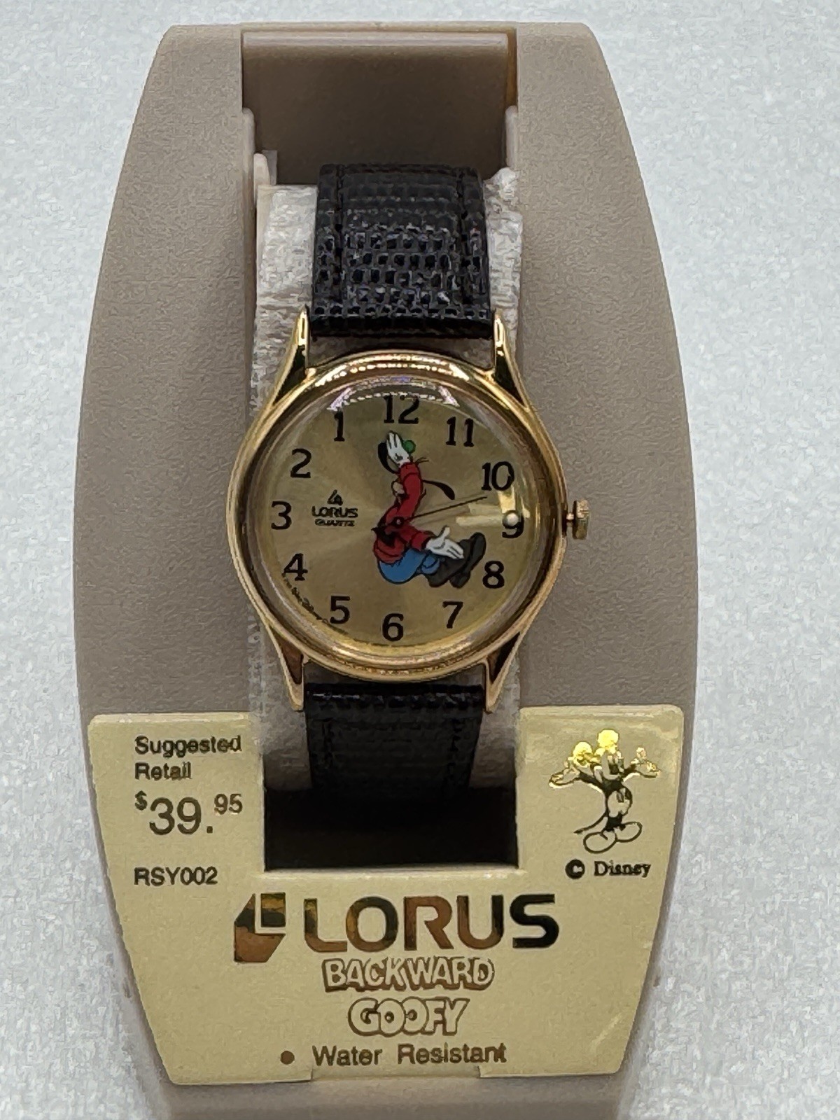 Vintage Lorus Seiko Backward Goofy Watch New Runs Backwards Time 1980s In Case