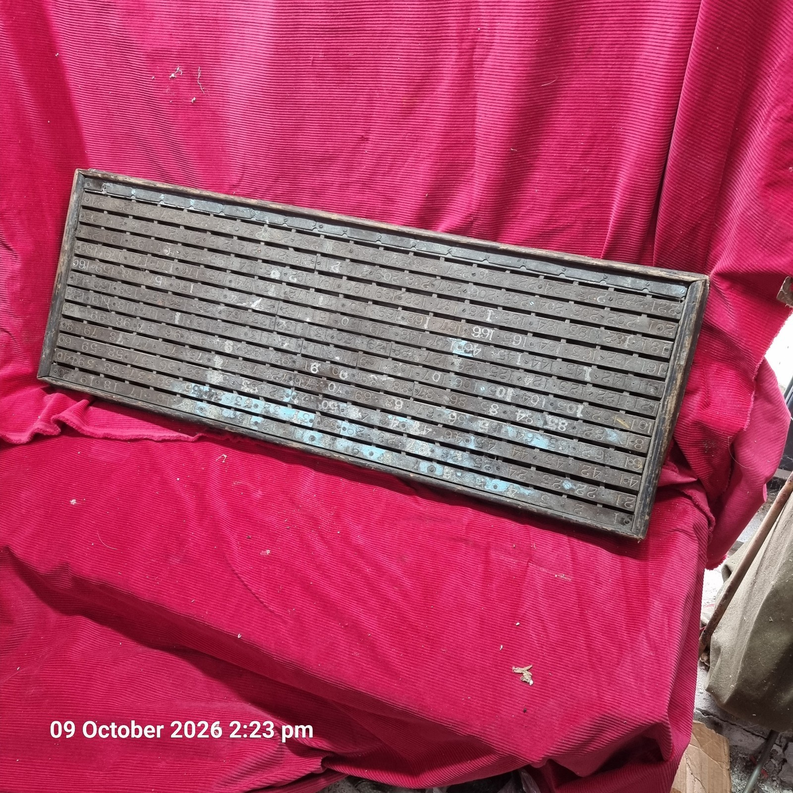   very rare Antique miming  check board Colliery Pit  Tally