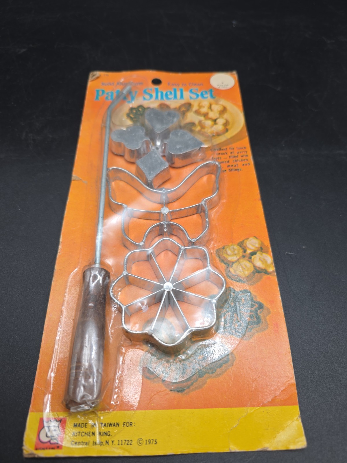 Vintage Patty Shell Set Baking Aluminum Taiwan