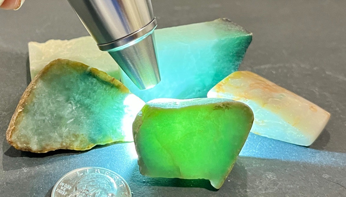 Authentic Burmese Green Untreated Jadeite Cuttings 700ct