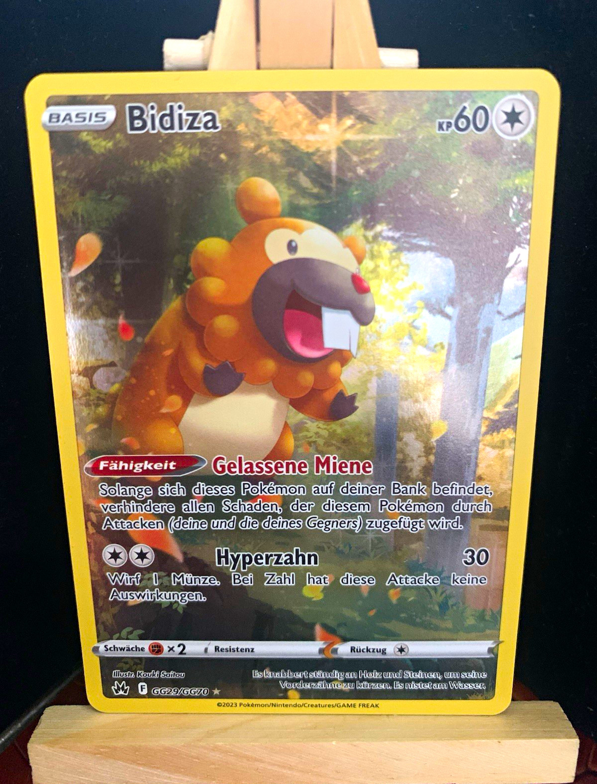 Pokemon TCG Bidiza GG29/GG70 German