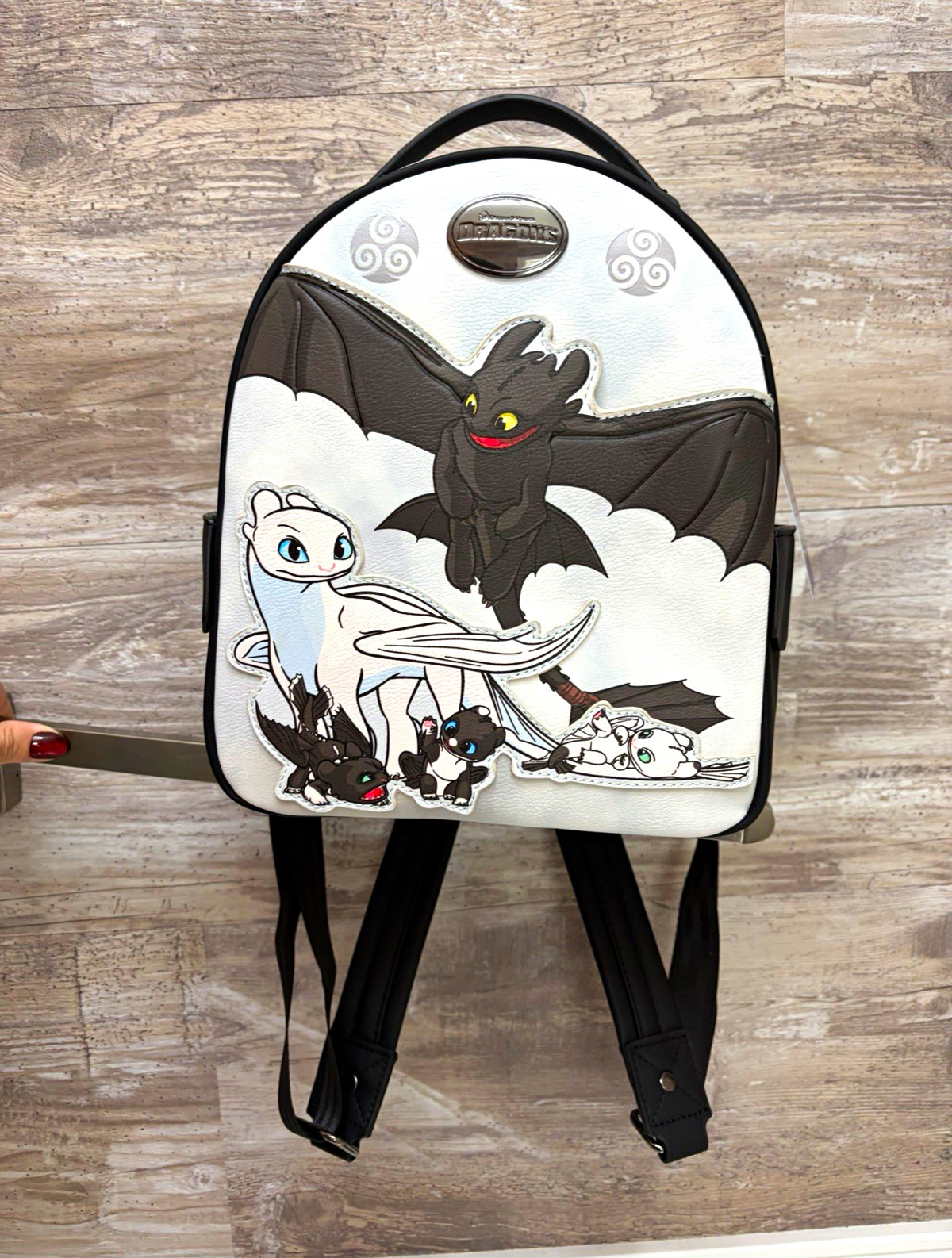 Dreamworks How to Train Your Dragon Toothless & Light Fury Family Mini Backpack