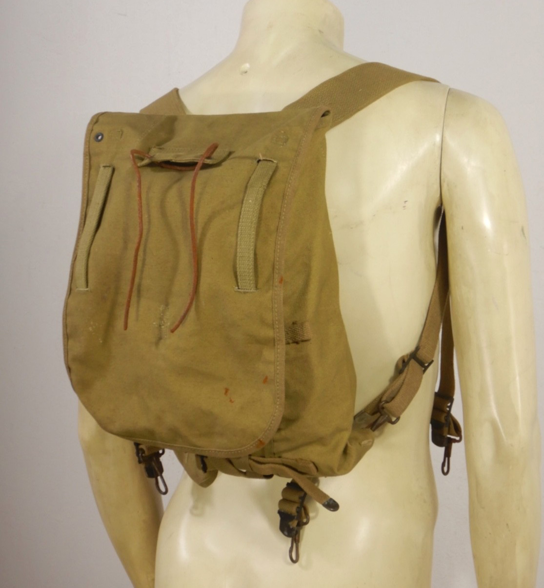 Vintage WWII BOYT 1941 M-1928 Haversack Canvas Backpack