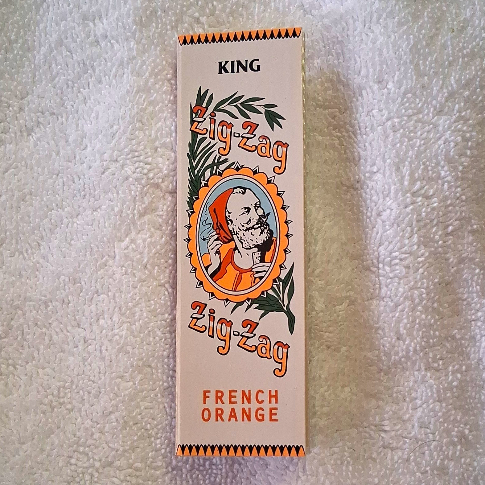 Zig-Zag French Orange King Collectible Tobacco Papers Pack (Braunstein Freres)