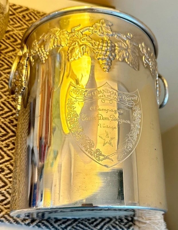 Very Rare Vintage Dom Perignon Champagne Bucket Wine Cooler Made in France