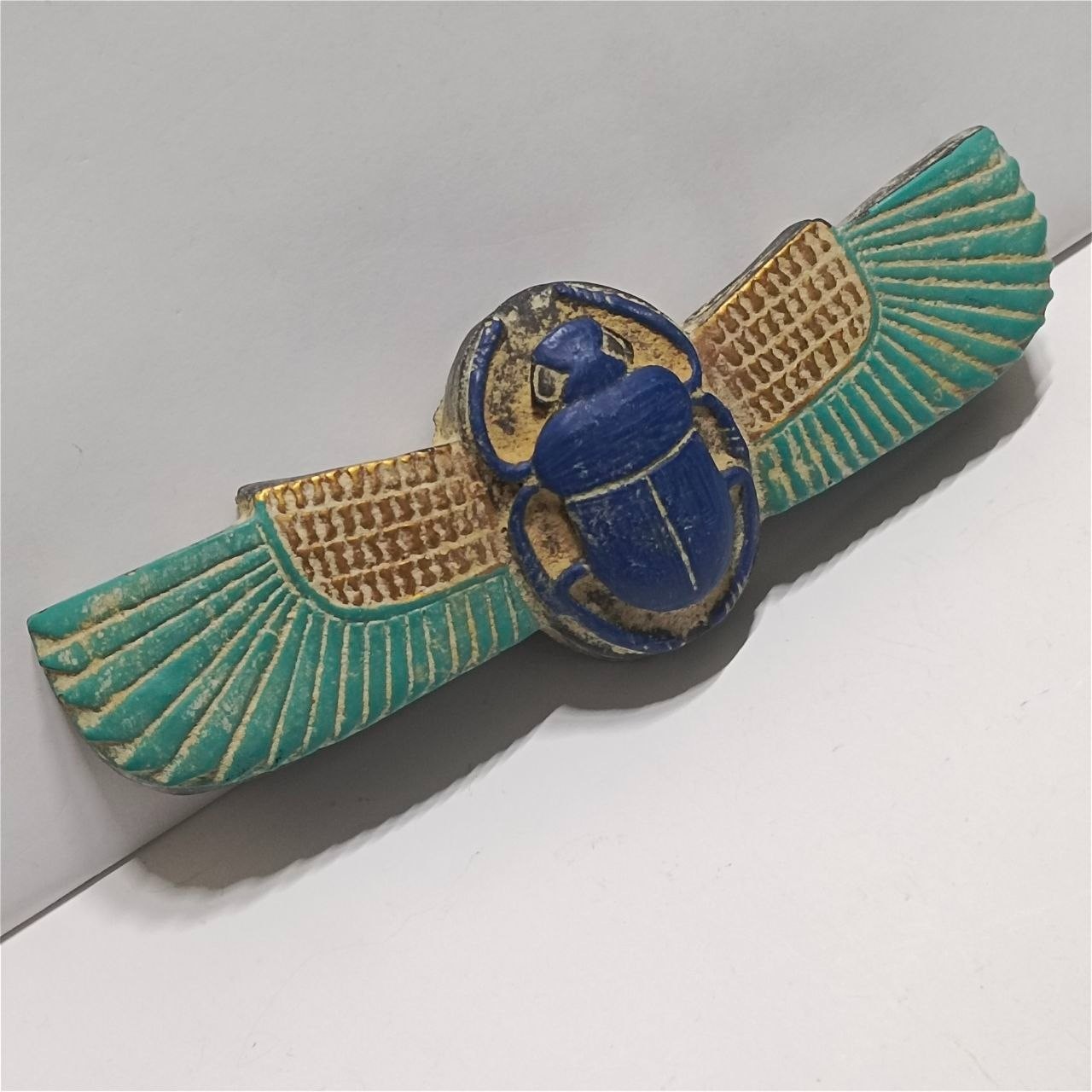 egyptian archaeological style winged scarab hieroglyphic collectible decor egyptian archaeological style winged scarab hieroglyphic collectible decor