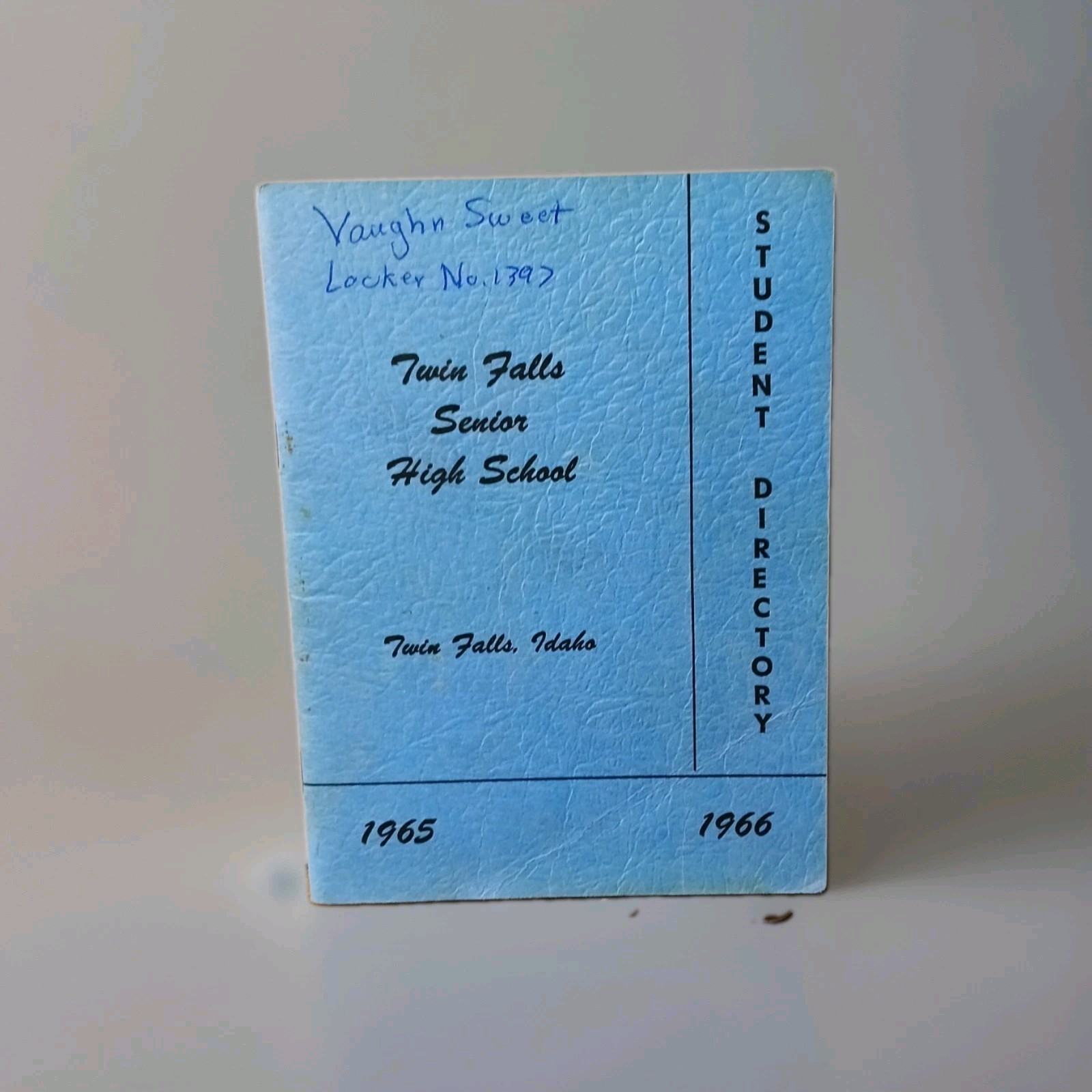 Vintage 1965-1966 Twin Falls Idaho High School Student Directory & Obituary Lot