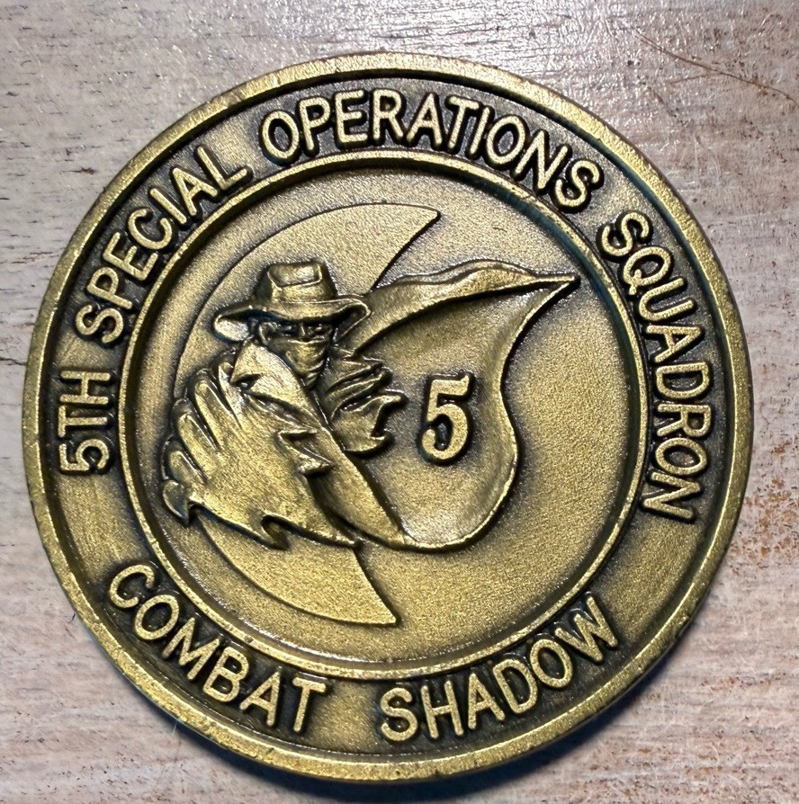 5th Special Operations Squadron Combat Shadow C-130P Air Force-Coin