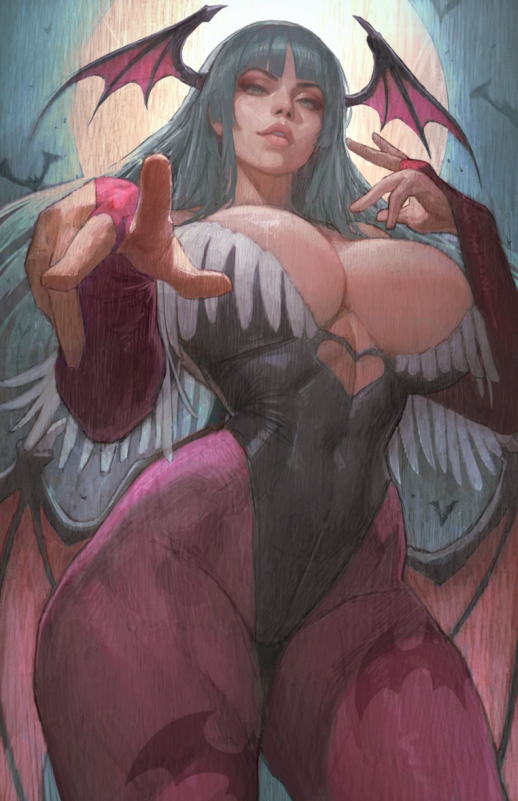 STREET FIGHTER X DARKSTALKERS: HUNTER KILLERS #1 - ICKPOT COVER A VIRGIN VARIANT