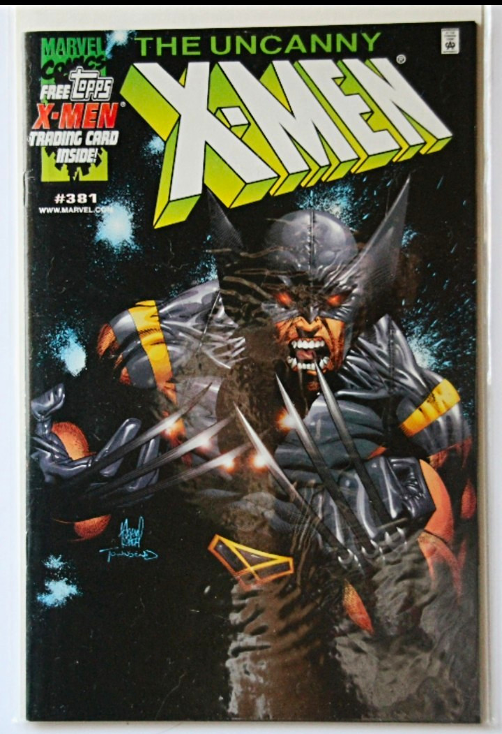 Marvel Comics The Uncanny X-Men #381 Dynamic Forces variant cover of Wolverine