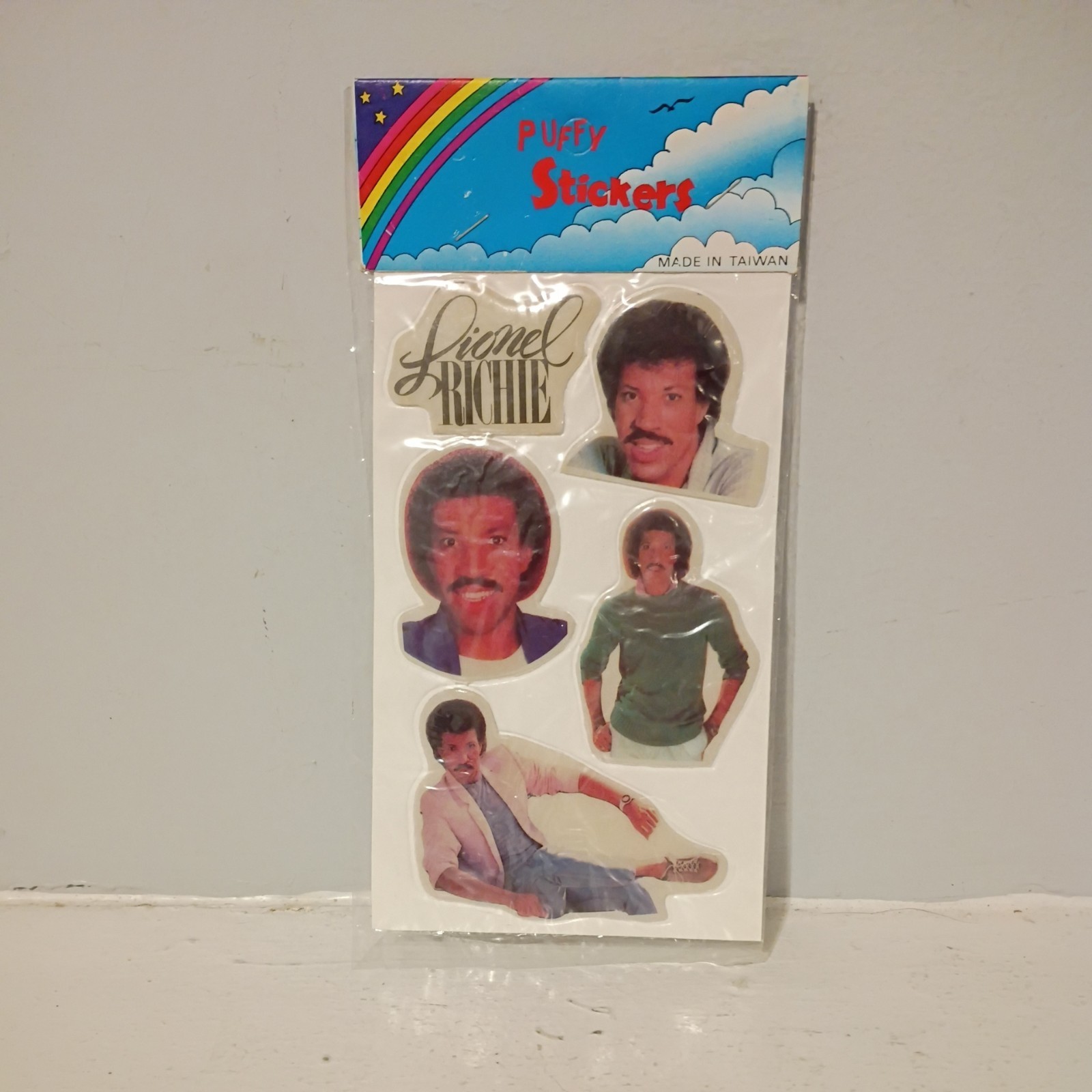 Vintage 1980s Lionel Richie Puffy Stickers NNew in package 