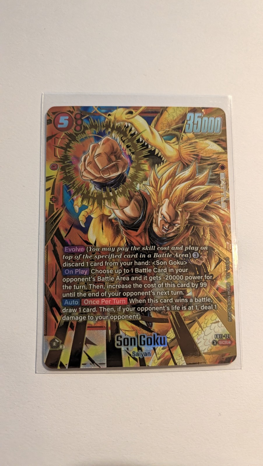 Dragon Ball Super Fusion World - FB11-121 - Son Goku - Alt Art