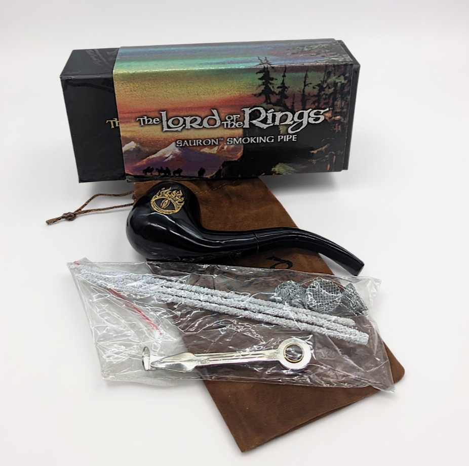 Lord of the Rings Tobacco Shire Pipes Licensed SAURON Bent Apple LOTR