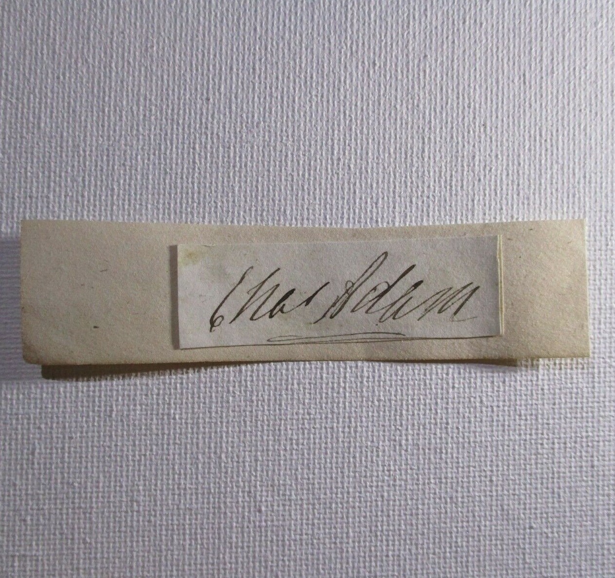 Sir Charles Adam, Admiral, Autograph, Signature, Signed 1780-1853 British naval