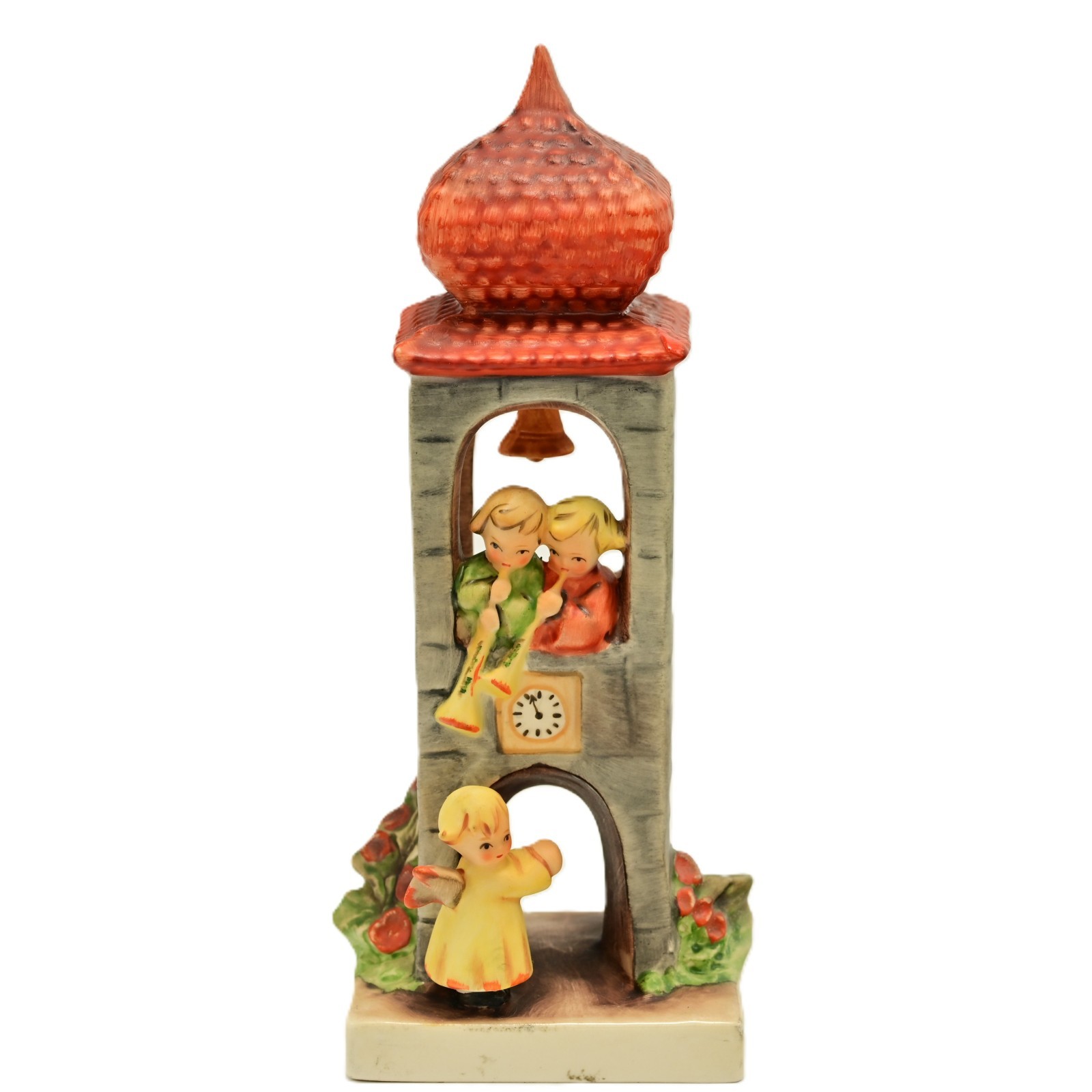 GOEBEL Hummel Original Vintage Signed Bell Tower Angel Sculpture Figurine Statue