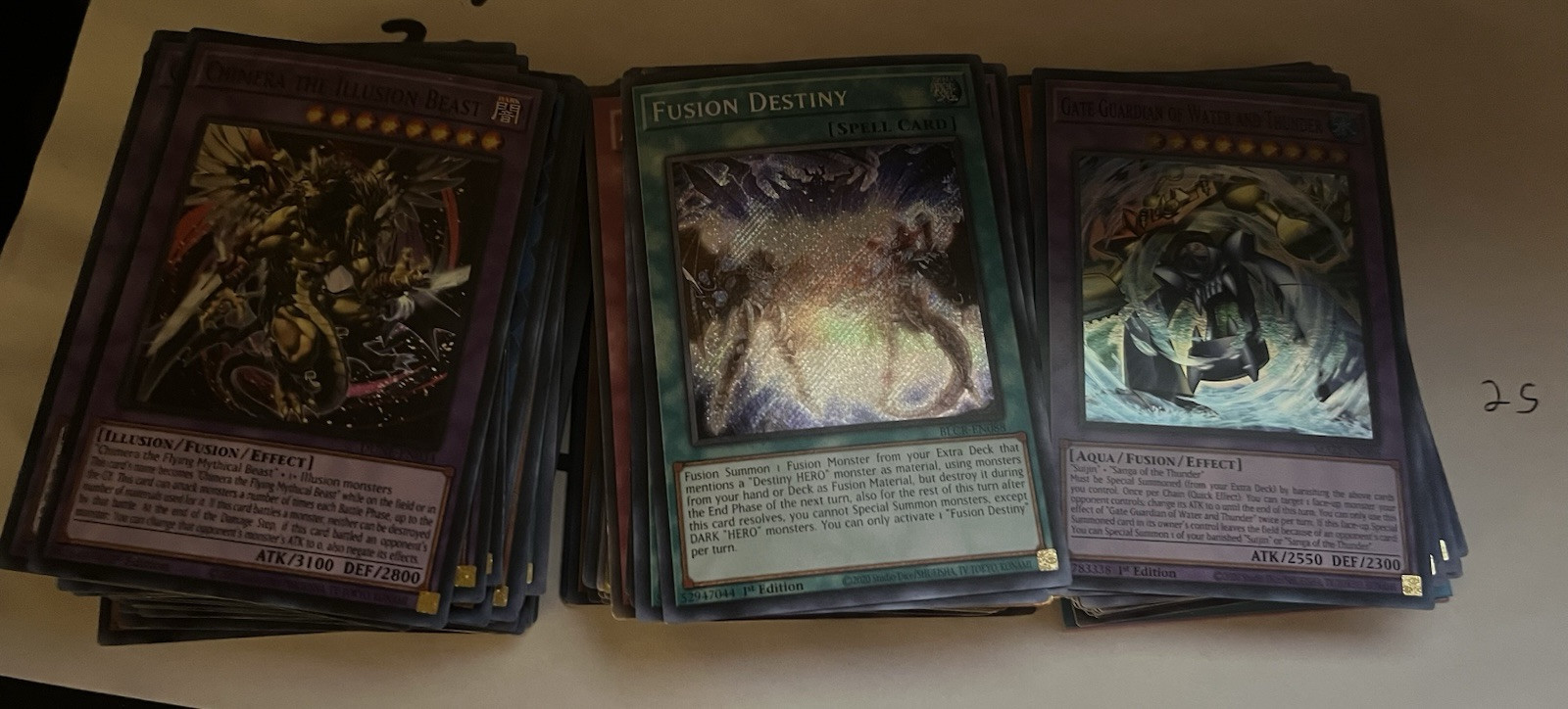 YUGIOH 100 CARD ALL HOLOGRAPHIC HOLO FOIL COLLECTION LOT SUPER, ULTRA, SECRETS