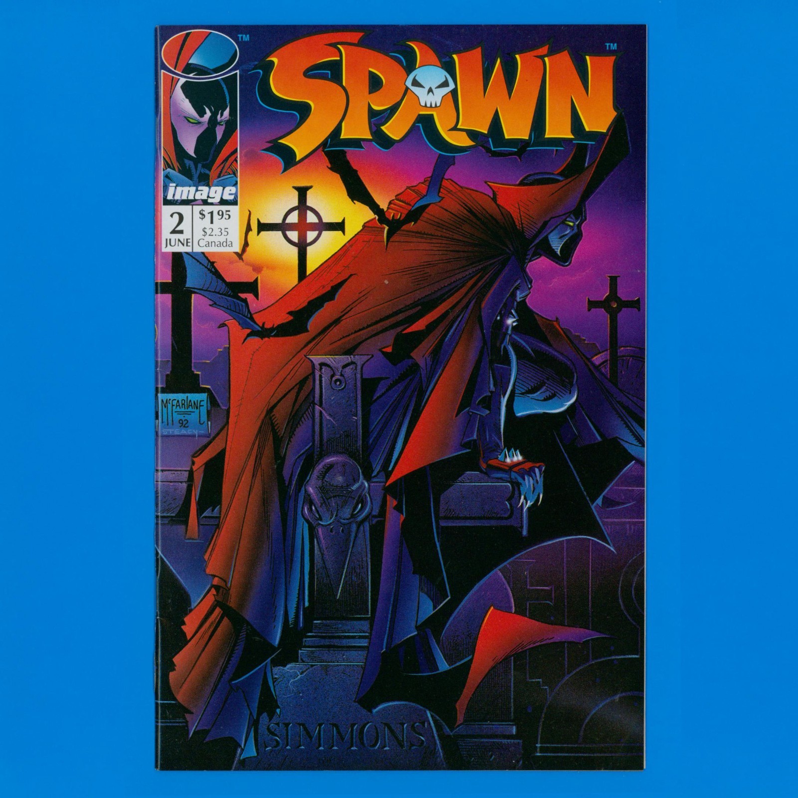 Spawn #2 Image Comics 1992 Todd McFarlane NM Nice