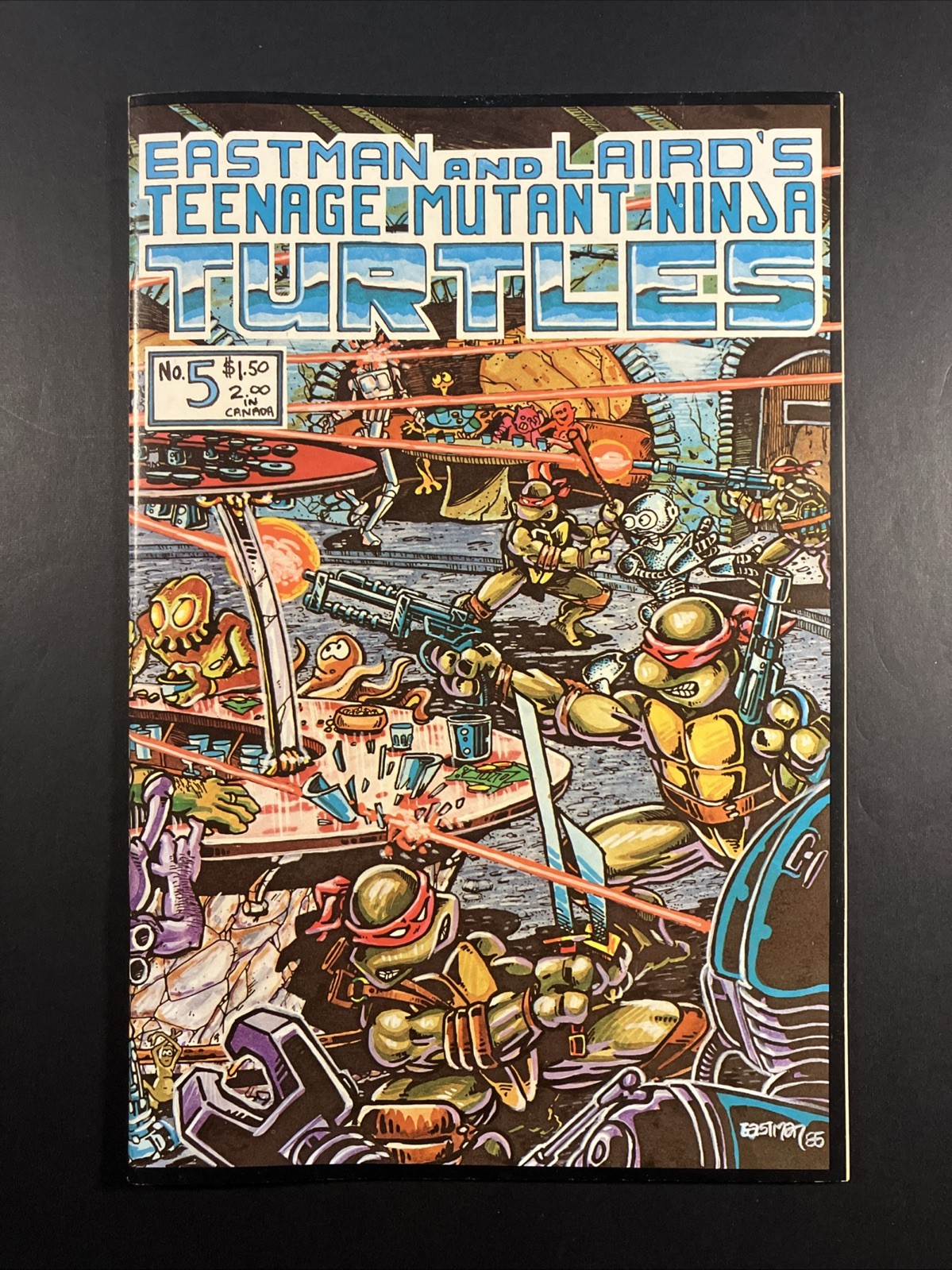 Teenage Mutant Ninja Turtles #5 1985 1st Print FN/VF Eastman Laird