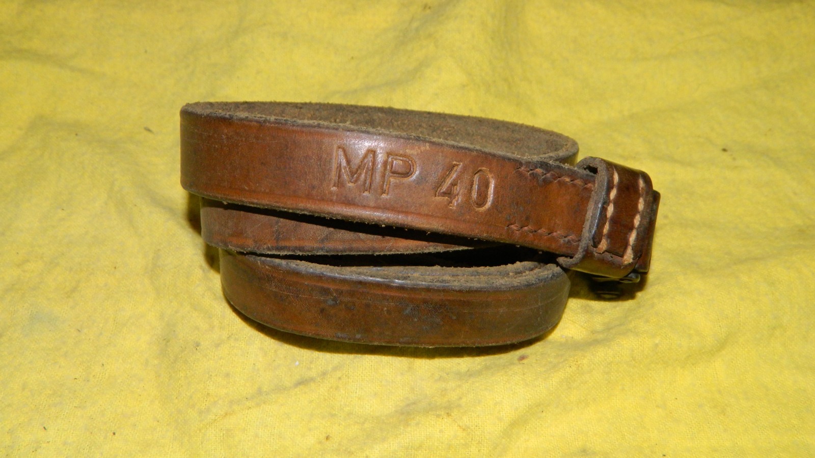 Original Surplus MP40 Leather Sling for WWII WWII German MP-40