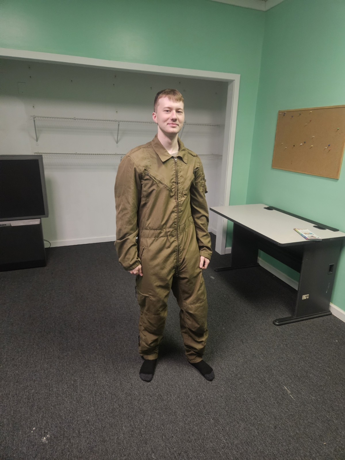 Vintage NAVY FIGHTER PILOT TANKER SUIT(from Military Air Museum)