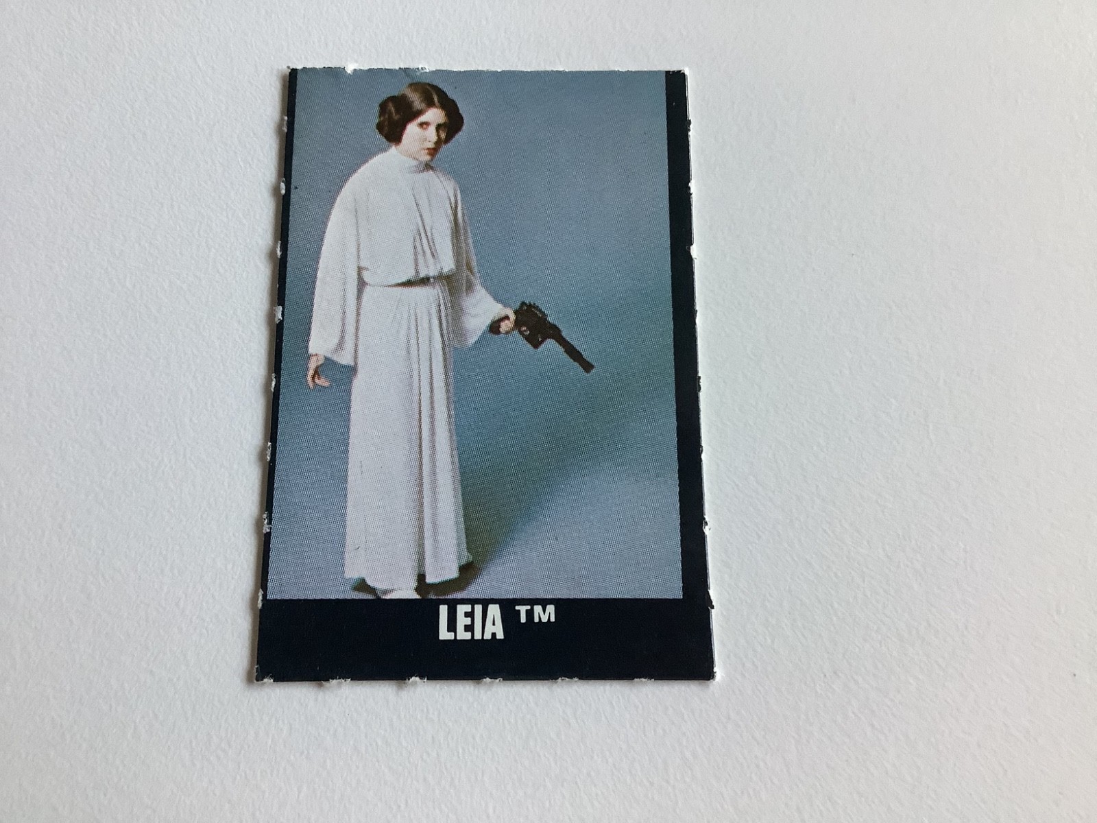 PRINCESS LEIA 1977 BURGER CHEF STAR WARS DARTH VADER GAME CARD CARRIE FISHER