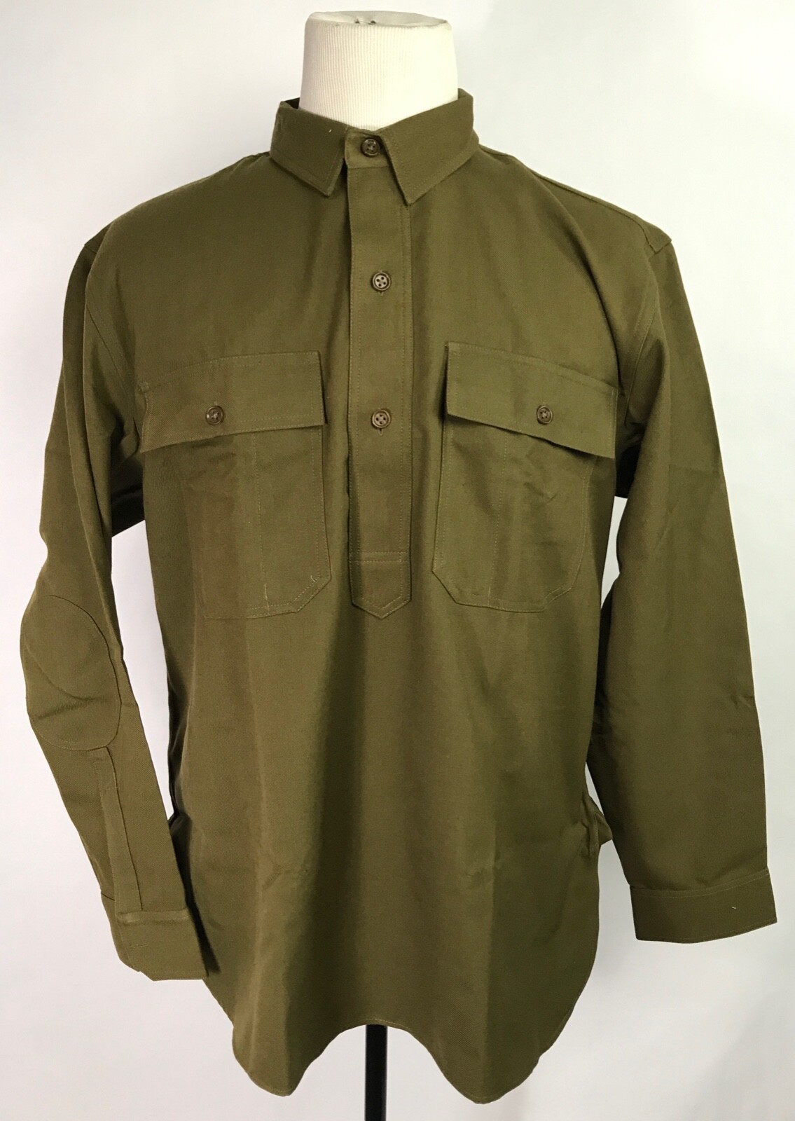 WWI US ARMY M1916 WOOL COMBAT FIELD SERVICE SHIRT-XLARGE 48R