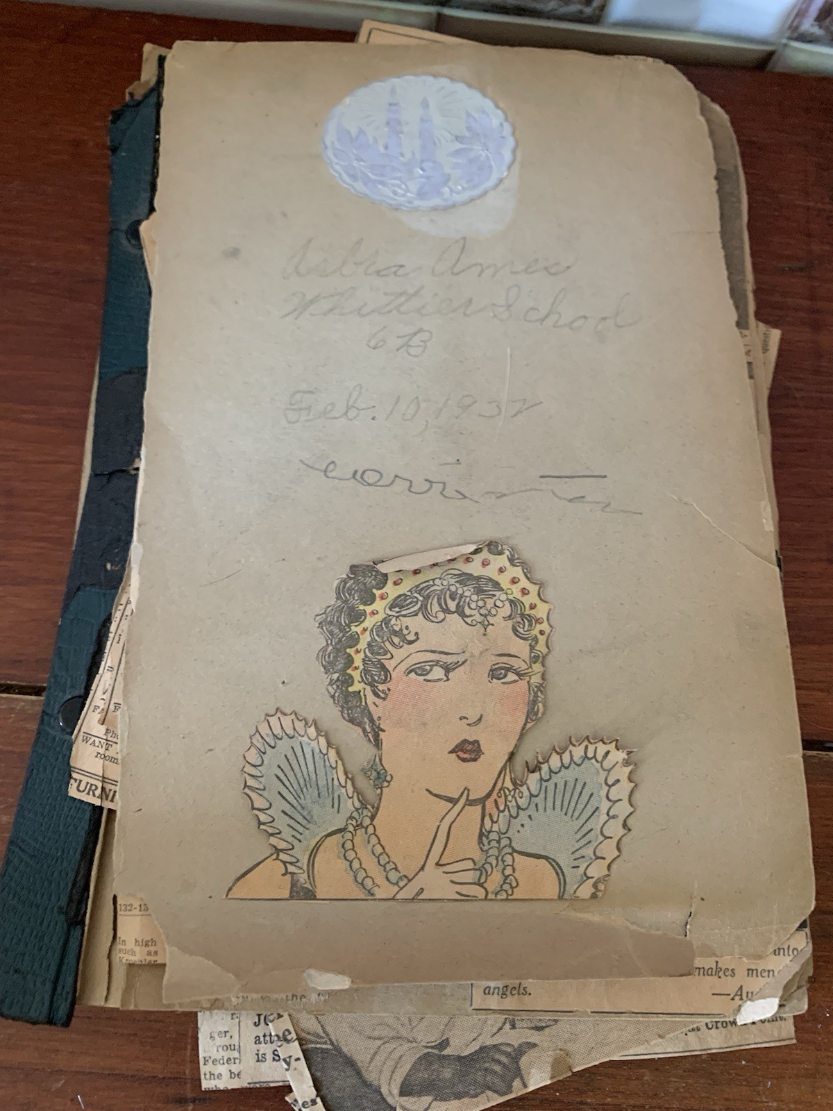 Vintage Scrapbook 1930’s Shirley Temple, Ads, Babies, Flowers, Prints, Hollywood Vintage Scrapbook 1930’s Shirley Temple, Ads, Babies, Flowers, Prints, Hollywood