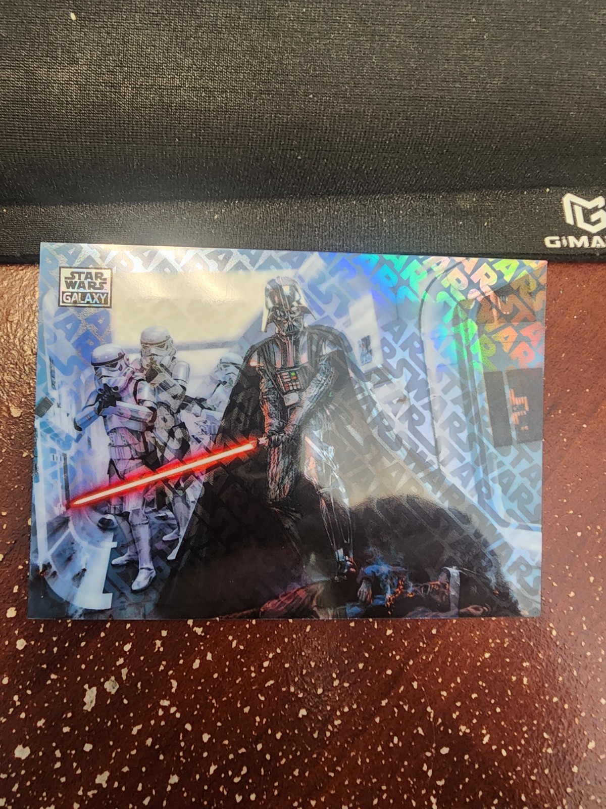 2026 Topps Chrome Star Wars Galaxy #12 The Dark Lord Darth Vader Logofractor /77