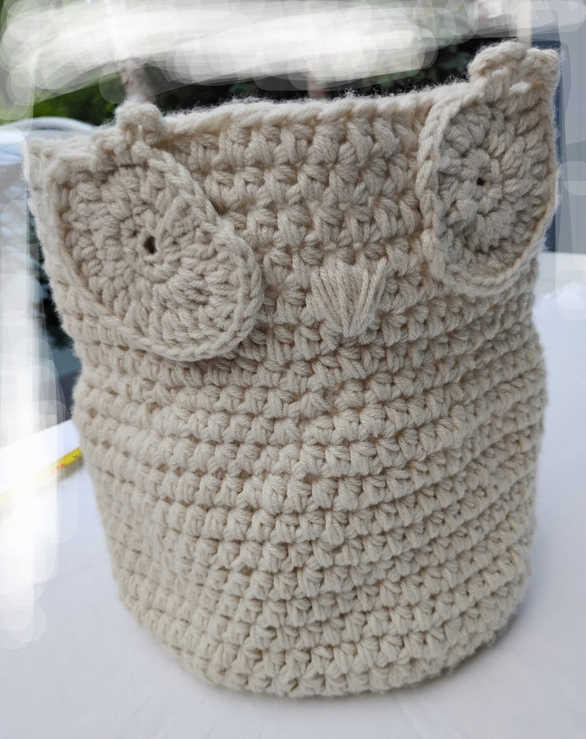 Crochet Owl Basket