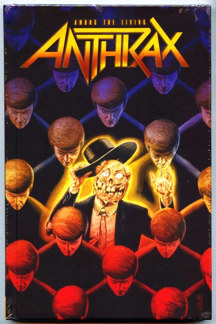 HC Anthrax Among The Living Hardcover nm/mint 9.8 Scott Ian Rob Zombie JG Jones
