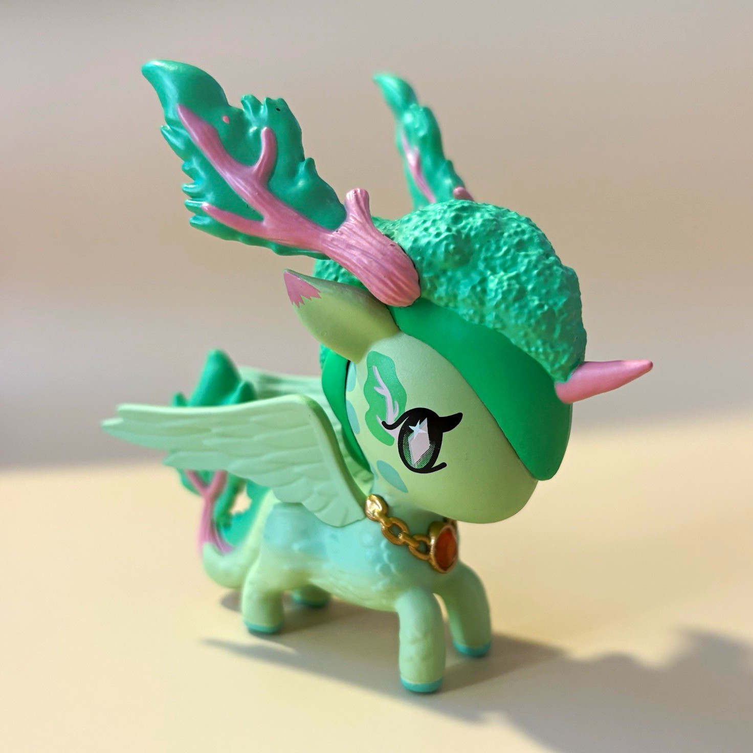 TokiDoki Flora Dragon figure from Mystical Dragon Unicorno