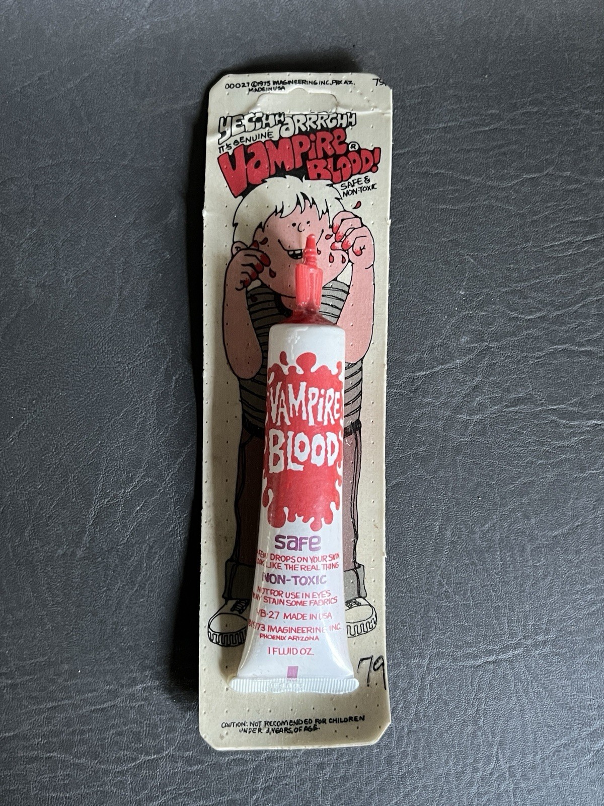 Original Vintage 1975 Imagineering Vampire Blood Halloween Makeup Still Sealed🩸