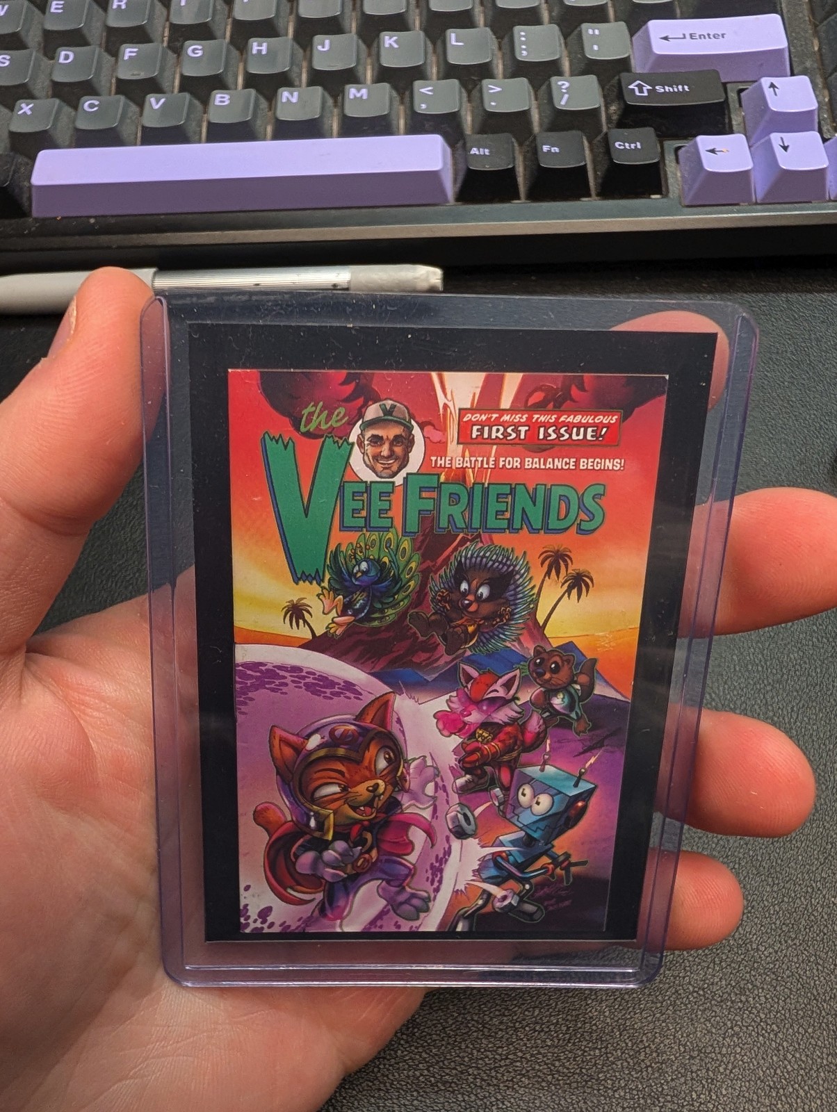 VeeFriends Mini Comic Issue #1 VERY RARE Battle Burn island Gary