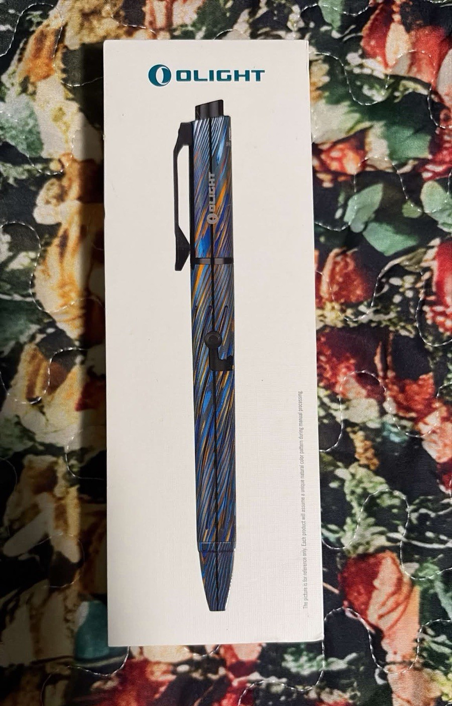 Olight O'Pen Pro Zirconium Damascus Ballpoint Pen Biro MPN LCH SN.0676