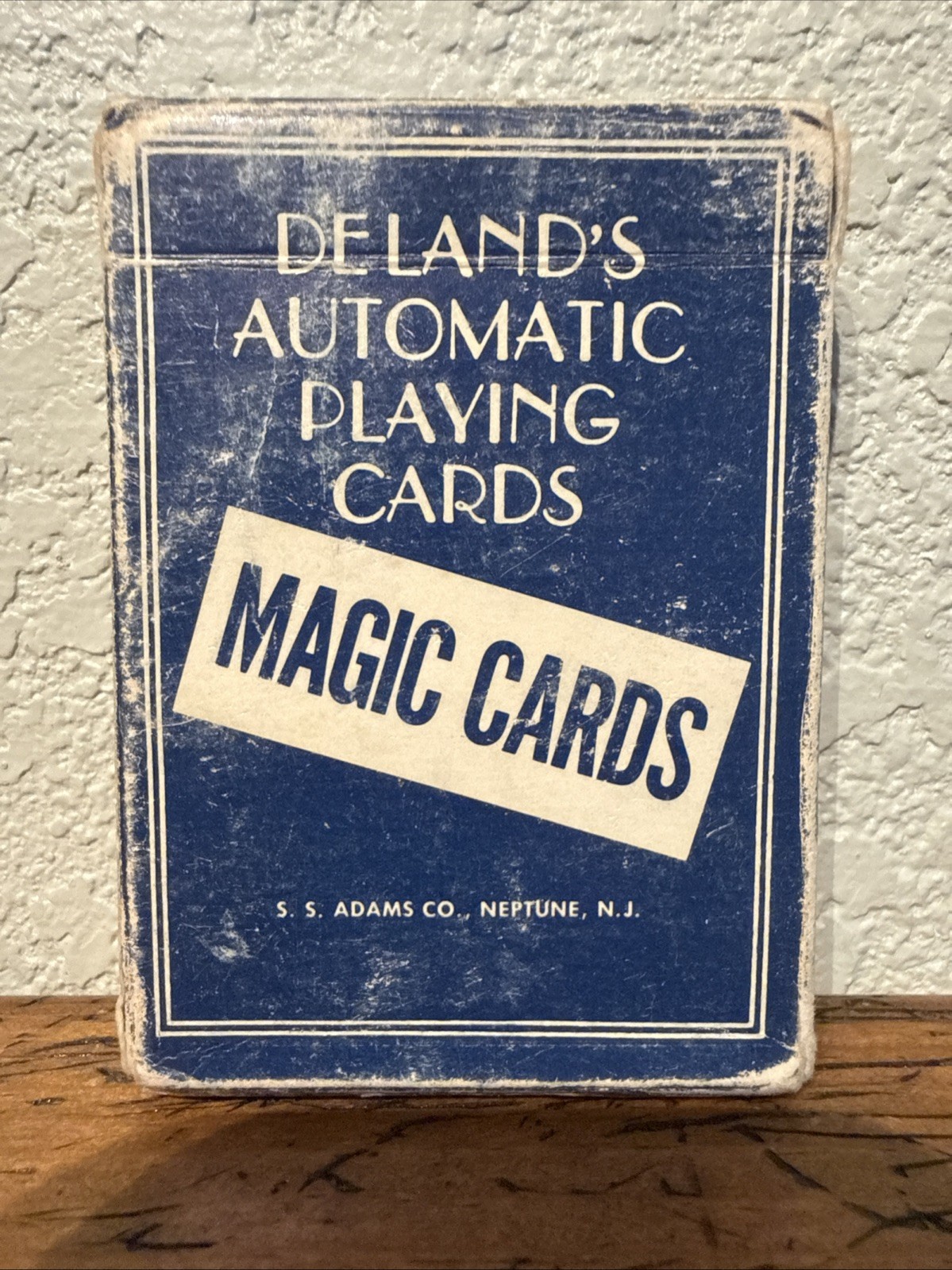 Vintage 1958 Deland\'s Automatic Playing Cards Magic Cards S.S. Adams Neptune NJ