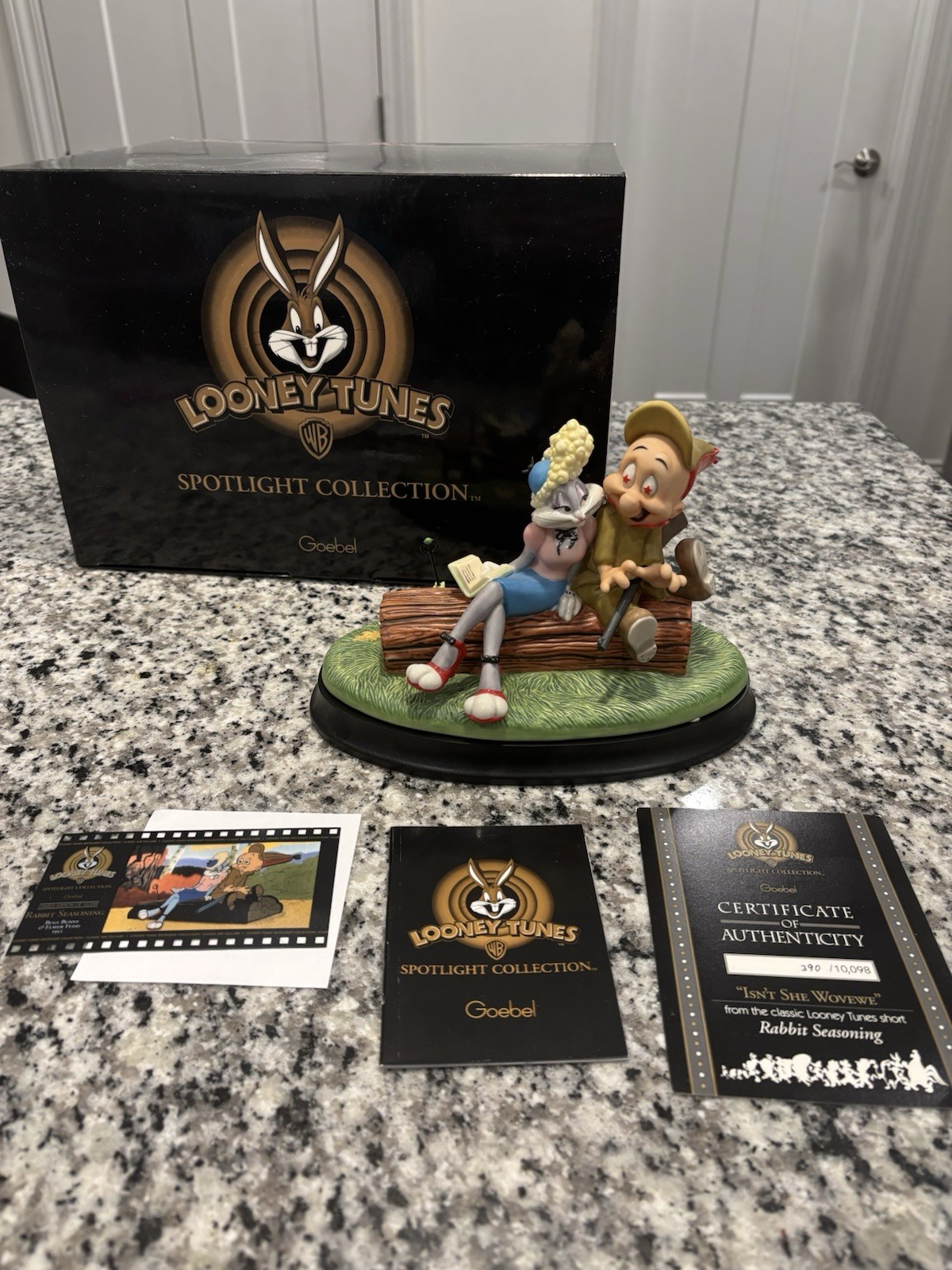Looney Tunes Spotlight Collection Isn\'t She Wovewe Rabbit Seasoning Goebel Ltd