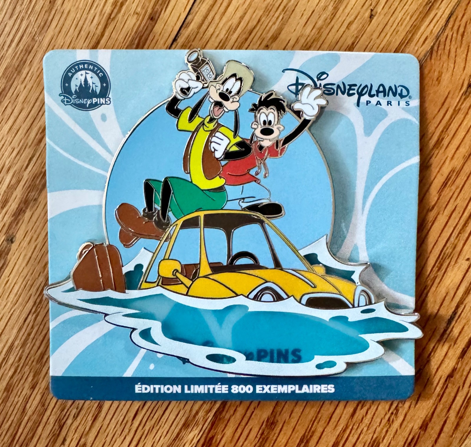Disneyland Paris DLP A Goofy Movie Car LE 800 Pin Goofy & Max Sinking Car Disney