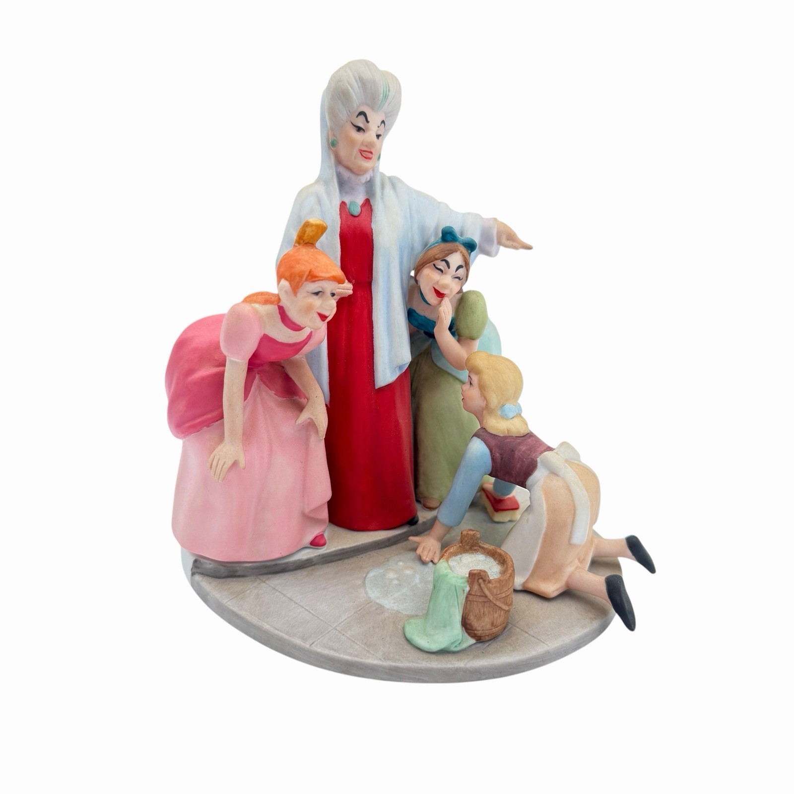 Vintage Disney Cinderella Figurine Lady Tremaine Stepsisters Heroes & Villains